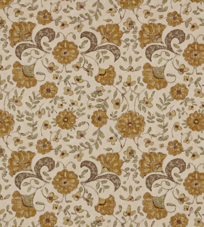Wainscott Fabric by Warwick Amber