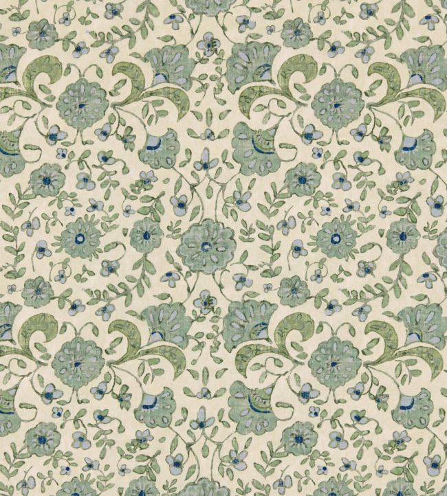 Wainscott Fabric by Warwick Saltwater
