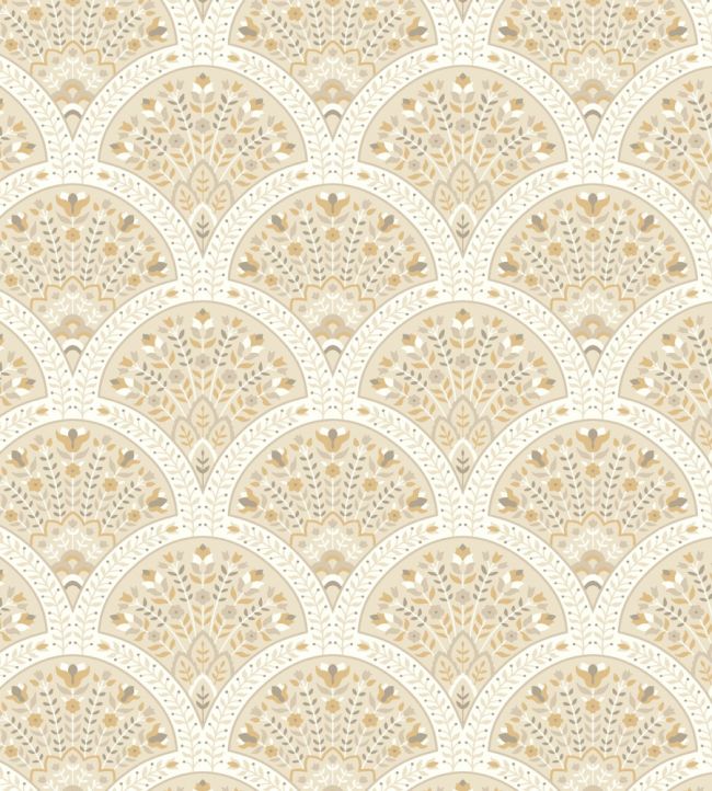 Wallace Wallpaper by Casadeco Beige Creme