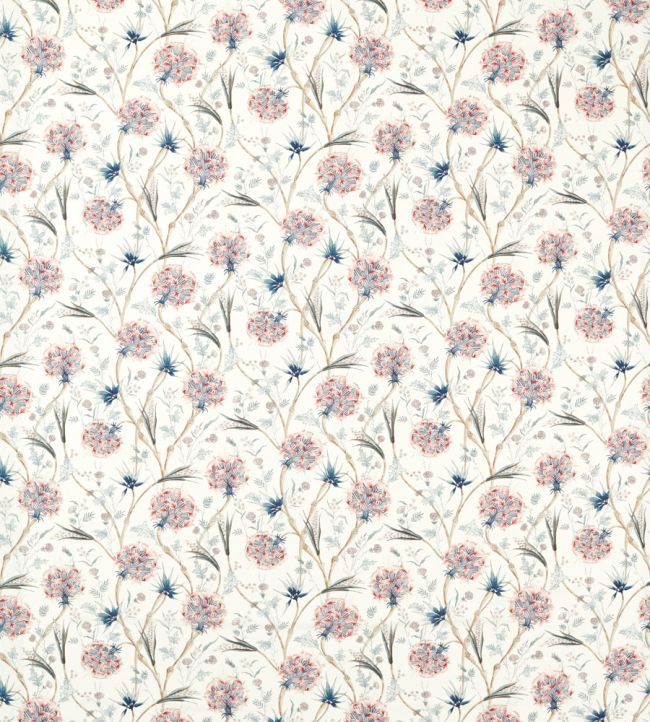 Wallichi Fabric by Zoffany Faded Madder/Indigo