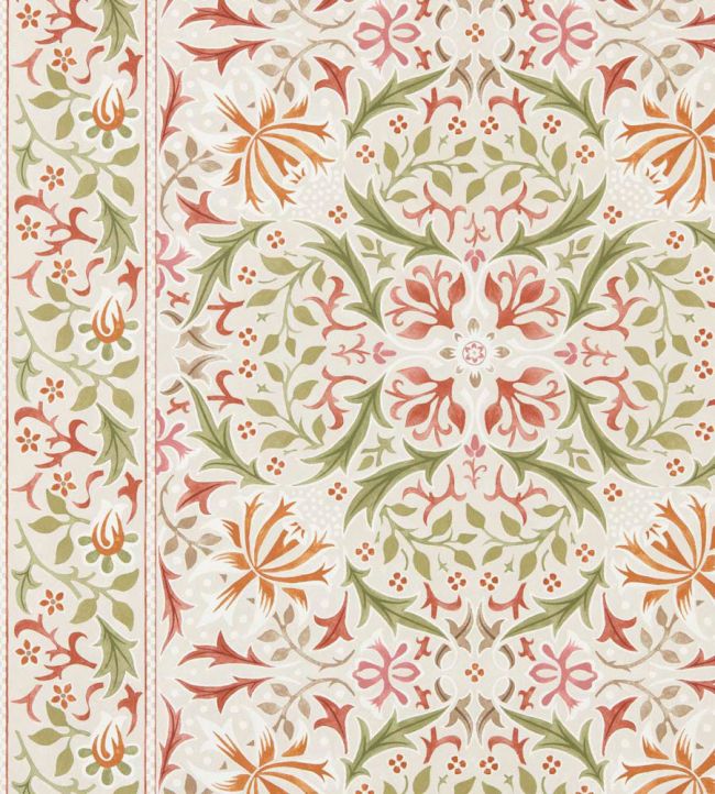 Walthamstow Wallpaper by Morris & Co Rose/Nettle
