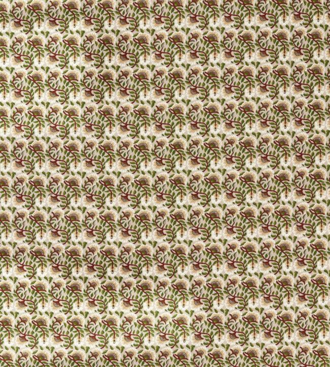 Wardle Weave Outdoor Fabric by Morris & Co Madder/Forest