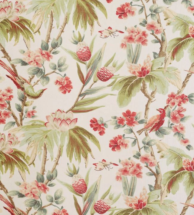 Bird & Blossom Fabric by Warwick Rose