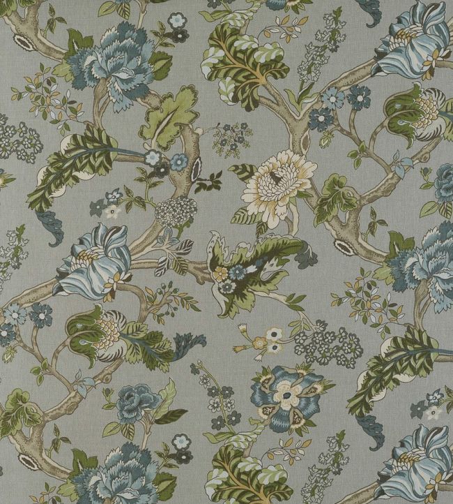 Braemore Fabric by Warwick Eau Dnil