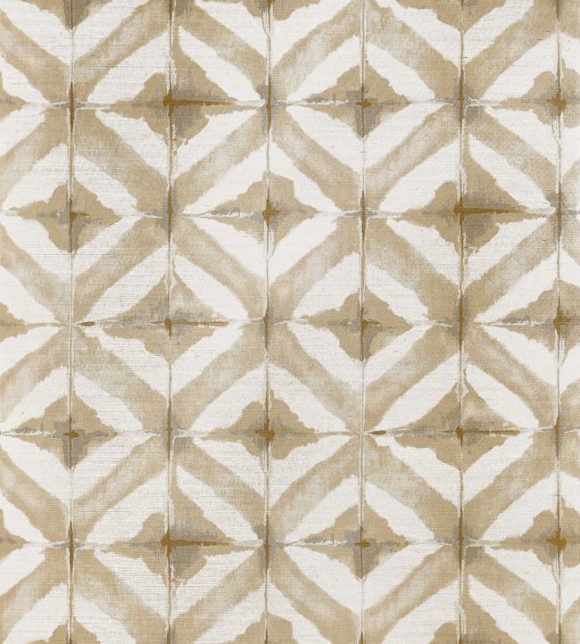 Water Blocks Wallpaper by Thibaut Beige