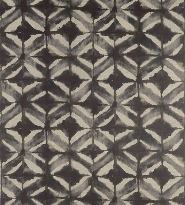 Water Blocks Fabric by Thibaut Black