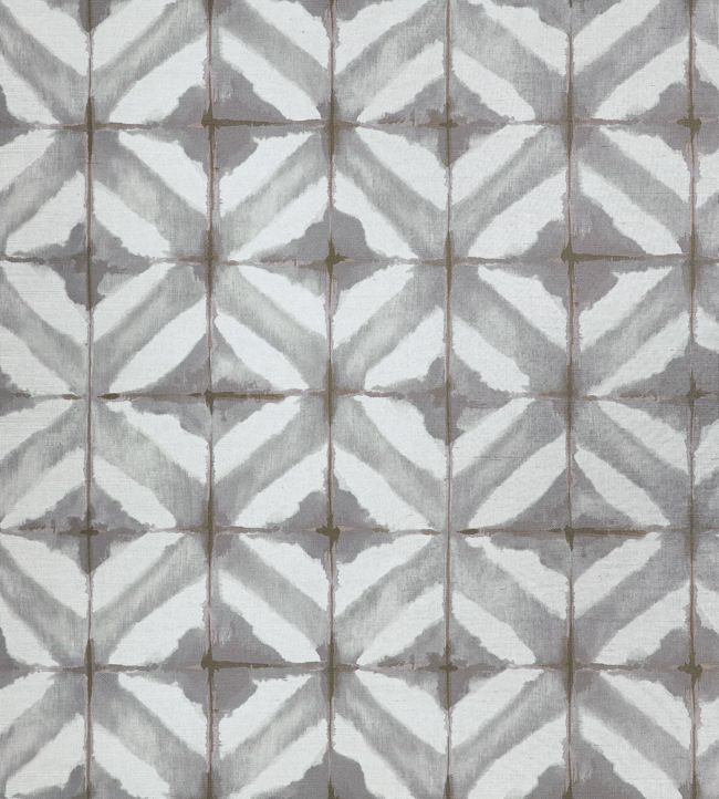 Water Blocks Wallpaper by Thibaut Grey