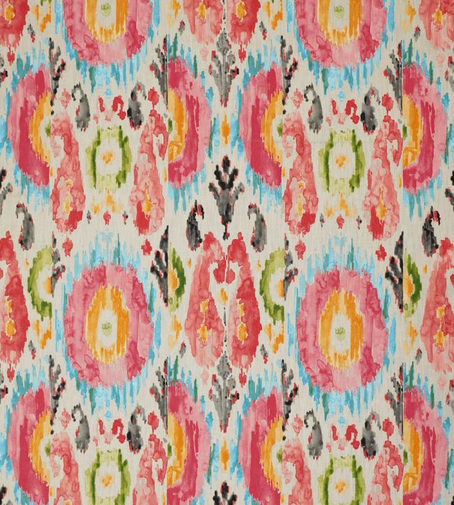 Watercolour Ikat Fabric by Jim Thompson No.9 Candy