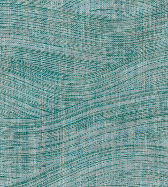 Wave Wallpaper by Fermoie Teal