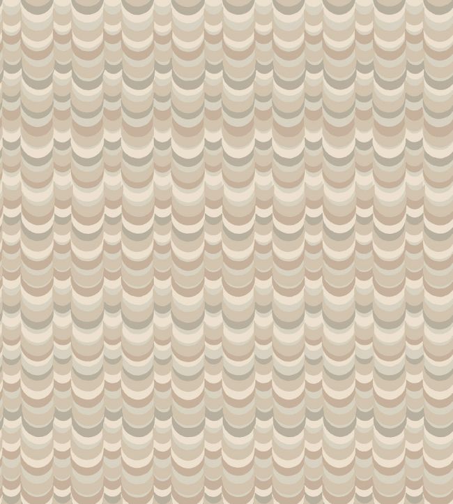 Wavelet Wallpaper by Cole & Son Saxon Stone, Linen & Mink