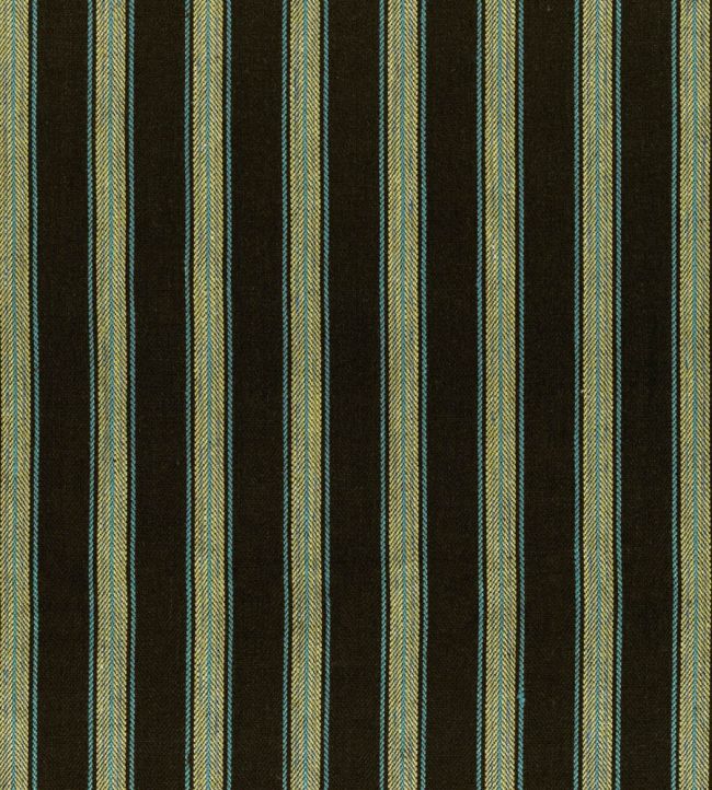 Waymark Stripe Fabric by Ian Mankin Seaglass