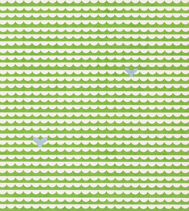 We Sailed Away Wallpaper by Christopher Farr Cloth Grass