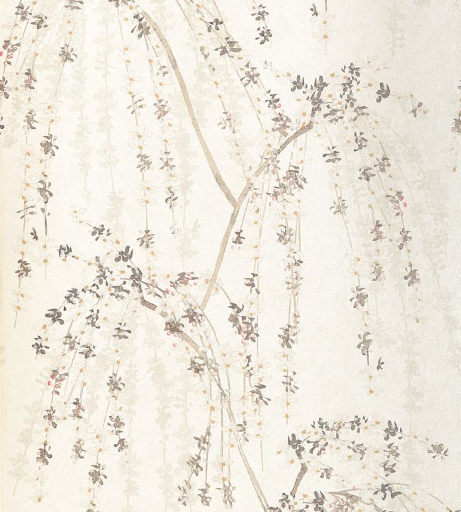 Weeping Blossom Wallpaper by Thibaut White