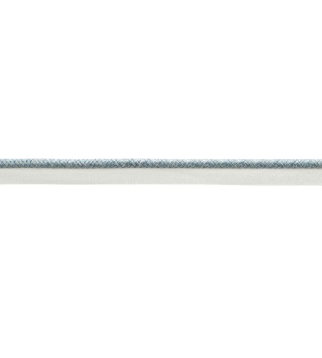 Westport Braided Cord with Tape Trimming by Samuel & Sons Bluestone