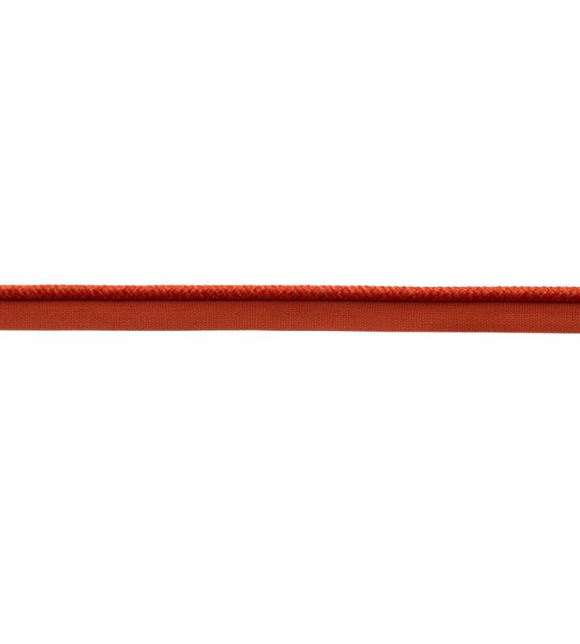 Westport Braided Cord with Tape Trimming by Samuel & Sons Red Coral
