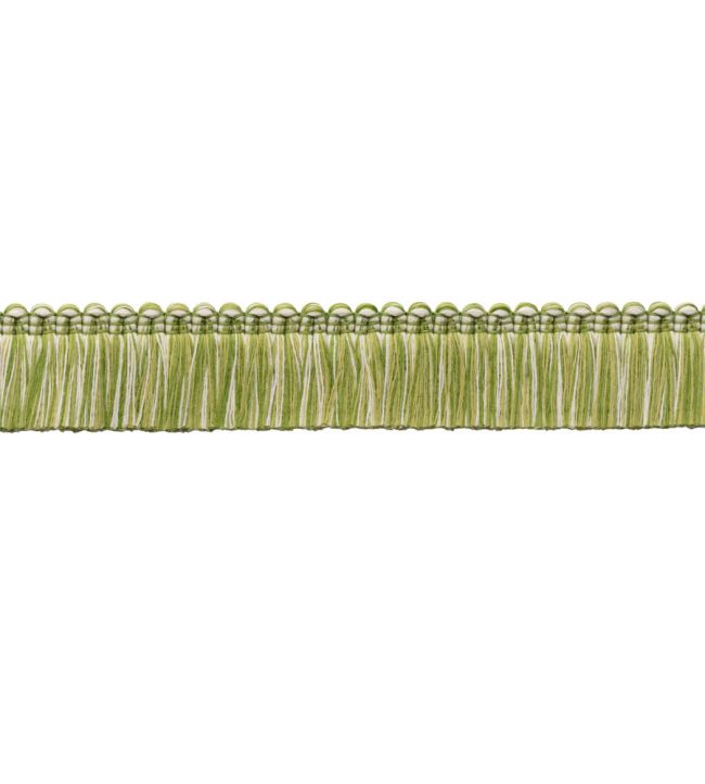 Westport Brush Fringe Trimming by Samuel & Sons Spring Green