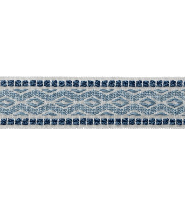Westport Diamond Border Trimming by Samuel & Sons Lakeside