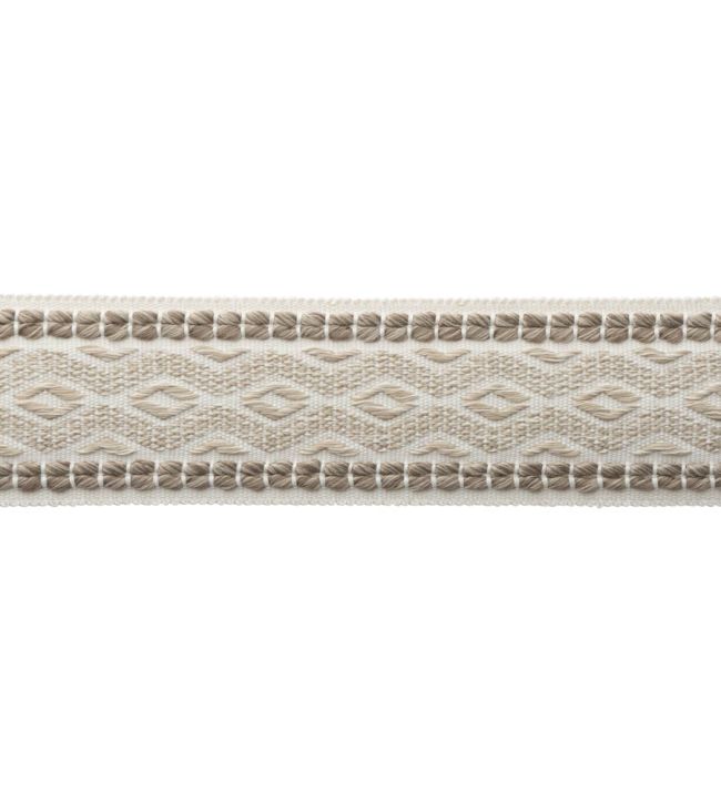 Westport Diamond Border Trimming by Samuel & Sons Parchment