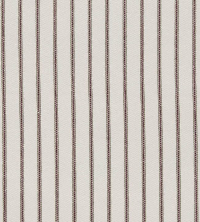 Weymouth Stripe Fabric by Ian Mankin Ecru/Taupe