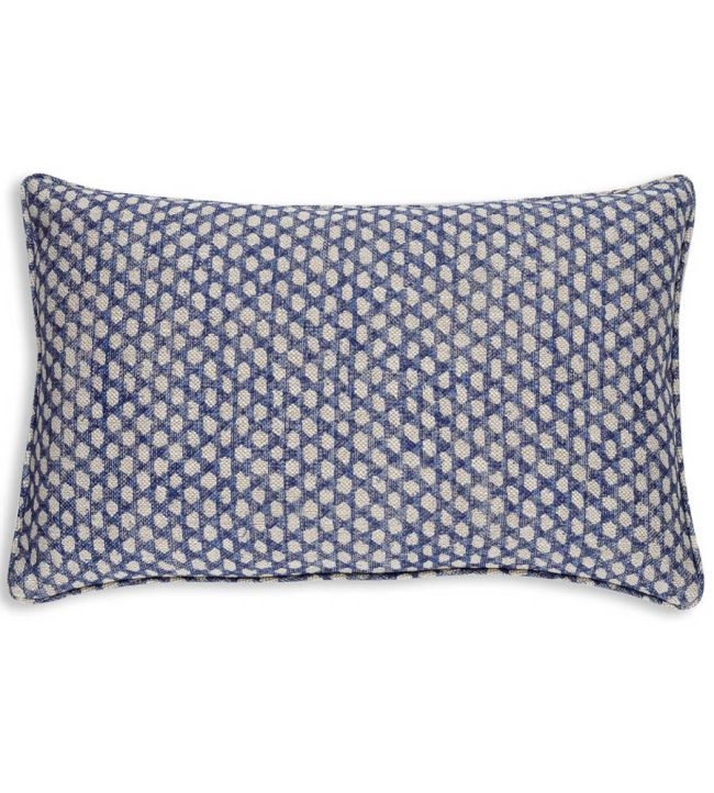 Wicker Cushion 43 x 35cm by Fermoie Blue