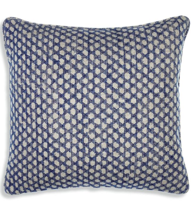 Wicker Cushion 43 x 43cm by Fermoie Blue