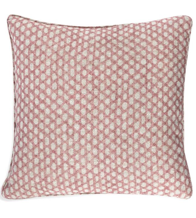Wicker Cushion 43 x 43cm by Fermoie Pink