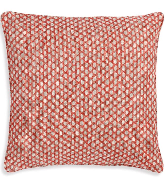 Wicker Cushion 43 x 43cm by Fermoie Red