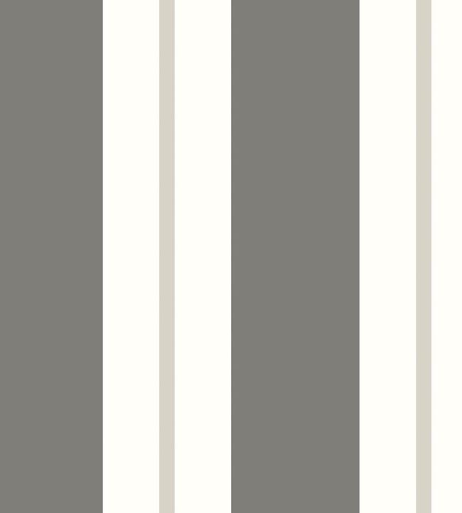Wide Multi Stripe Wallpaper by Ohpopsi Charcoal