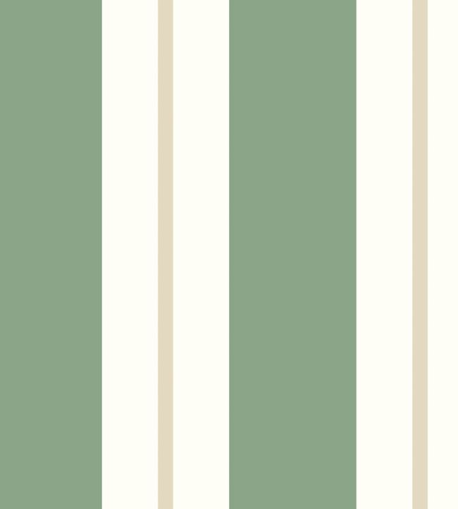 Wide Multi Stripe Wallpaper by Ohpopsi Moss