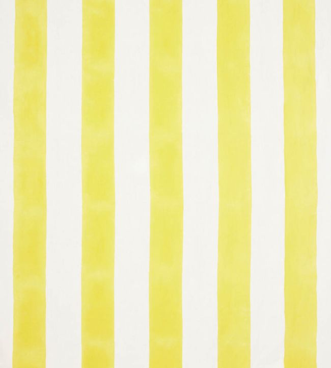 Wide Stripe Fabric by Molly Mahon Yellow