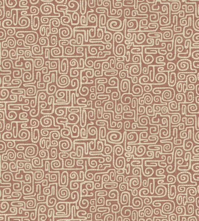 Wiggleton Wallpaper by Josephine Munsey Red