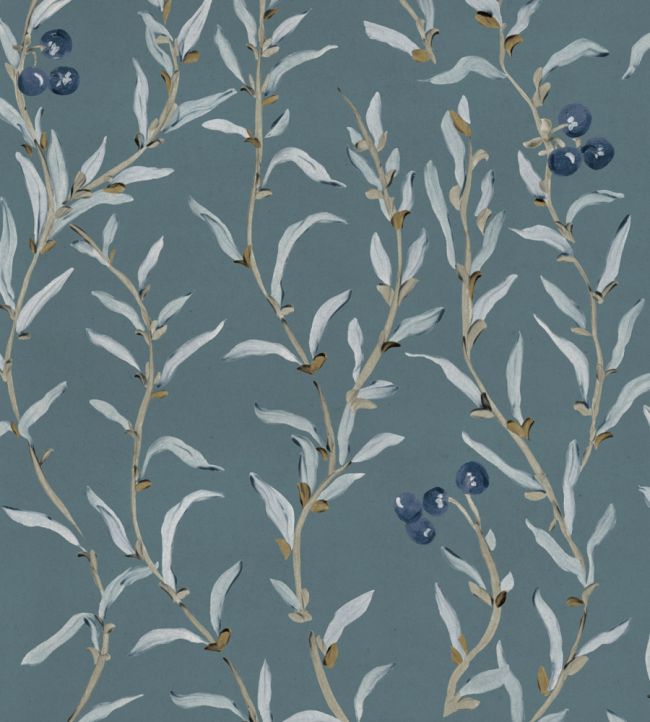 Wild Blackthorn Wallpaper by Coordonne Sapphire