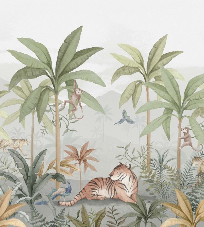 Wild Jungle Mural by Borastapeter Multi