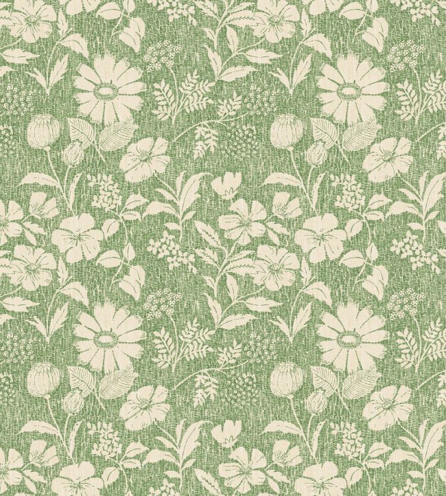 Wild Meadow Fabric by George & Minnie Emerald
