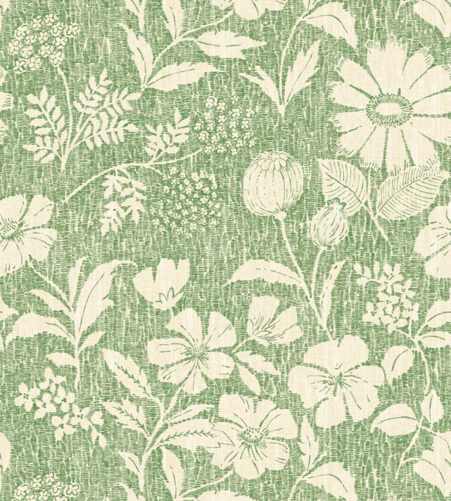 Wild Meadow Wallpaper by George & Minnie Emerald
