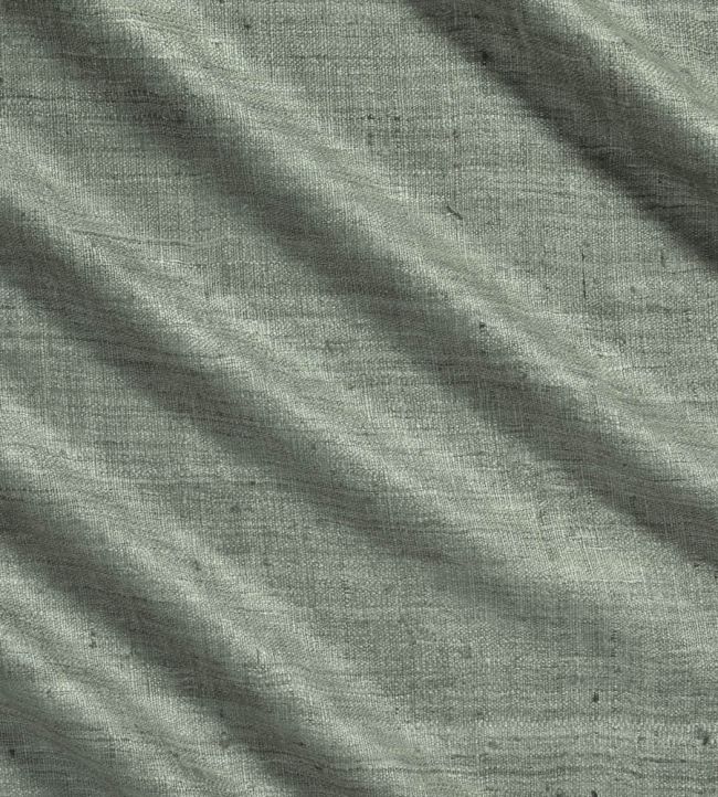 Wild Silk Fabric by James Hare Frosted Sage