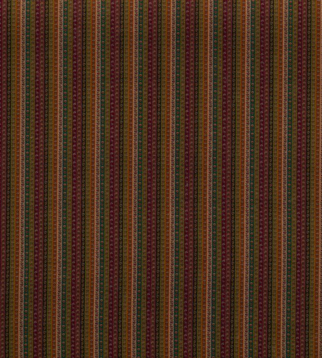 Wilde Stripe Fabric by Mulberry Home Plum