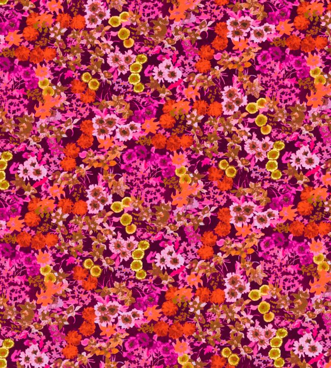 Wildflower Meadow Fabric by Harlequin Carnelian/Spinel/Amethyst