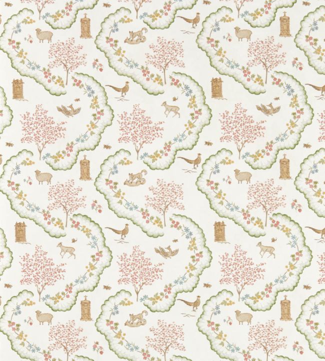 Wildflower Meadow Wallpaper by Sanderson Pearl