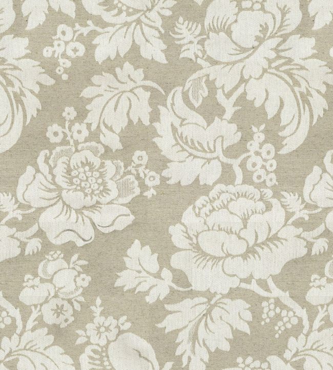 Wildflower Union Fabric by Ian Mankin Flax