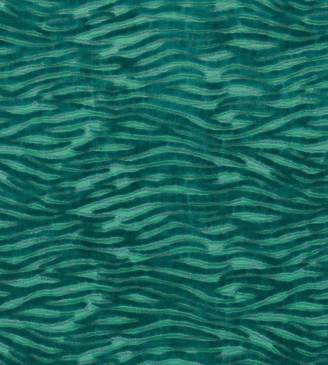 Wildstripe Fabric by Clarke & Clarke Seafoam