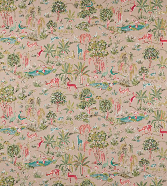 Wildwood Fabric by Jane Churchill Pink