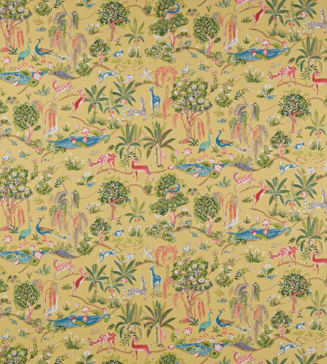 Wildwood Fabric by Jane Churchill Yellow
