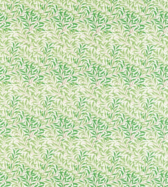 Willow Boughs Fabric by Morris & Co Leaf Green