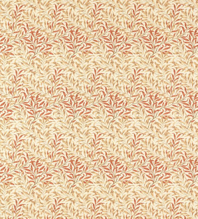 Willow Bough Outdoor Fabric by Morris & Co Russet/Wheat