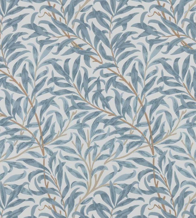 Willow Boughs Wallpaper by Morris & Co Mineral Blue