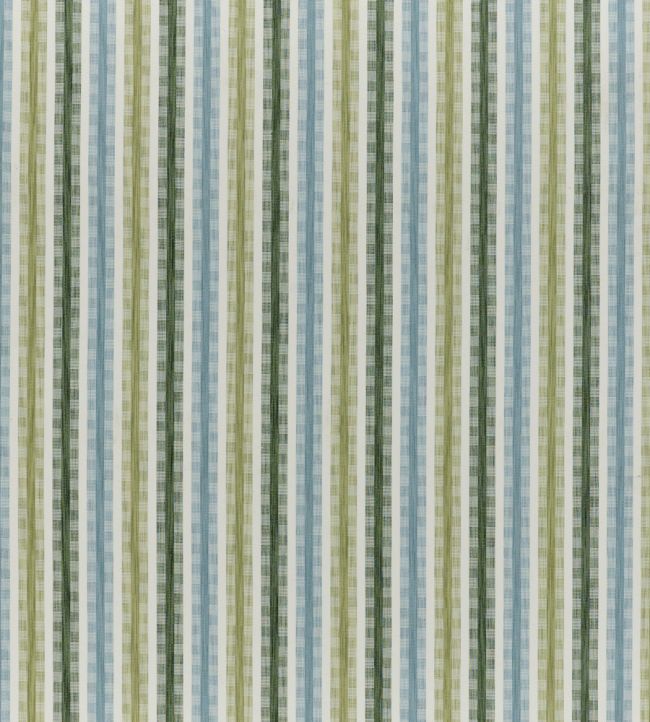 Willowbourne Fabric by Clarke & Clarke Sky/Herb/Lime