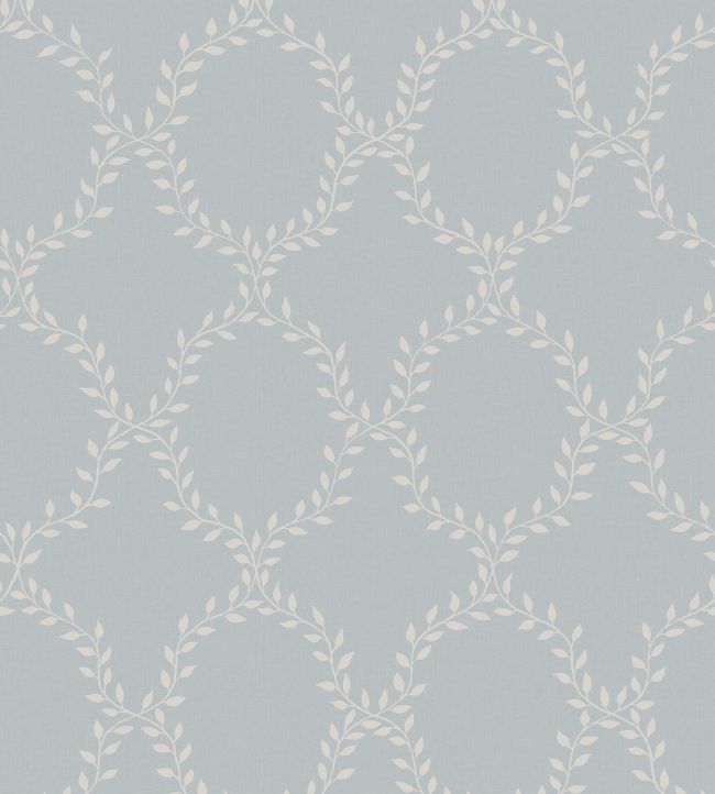 Wilma Wallpaper by Sandberg Misty Blue