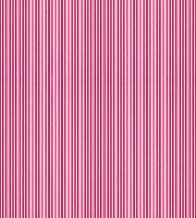 Wilson Stripe Wallpaper by Scalamandre Raspberry