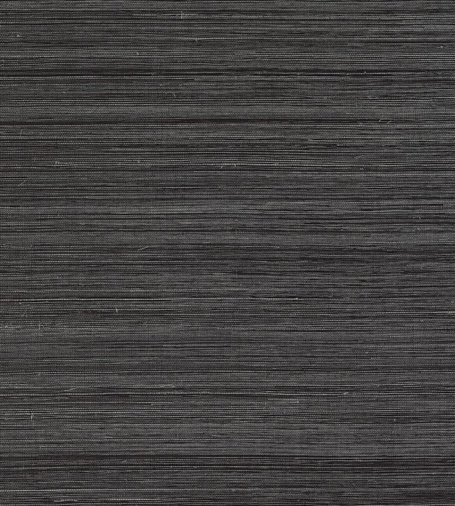 Windward Sisal Wallpaper by Thibaut Black